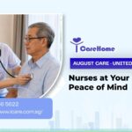Elderly caregiver in Singapore providing personalised home care