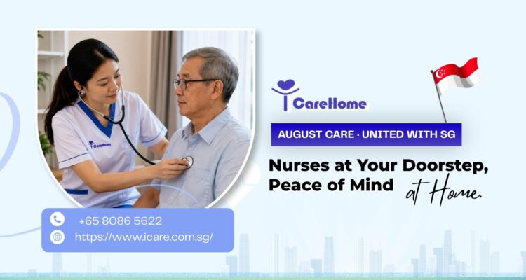 Elderly caregiver in Singapore providing personalised home care