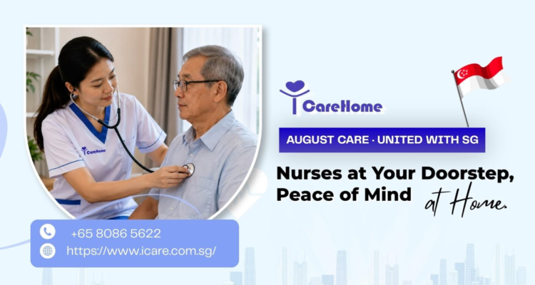 Elderly caregiver in Singapore providing personalised home care