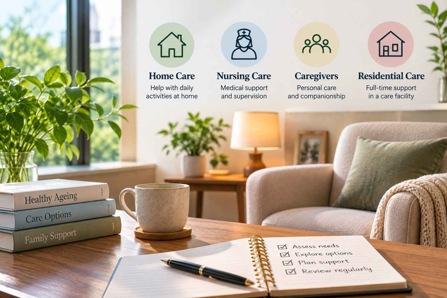 Long term care for elderly people at home in Singapore